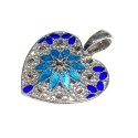 925 sterling silver Florence style pendent