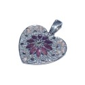 925 sterling silver Florence style pendent