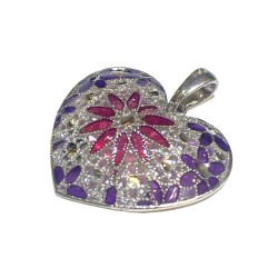 925 sterling silver Florence style pendent