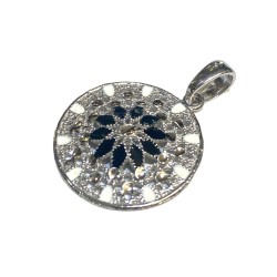925 sterling silver Florence style pendent