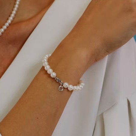 Bracciale Filo di Perle Acquadolce in Oro 18kt