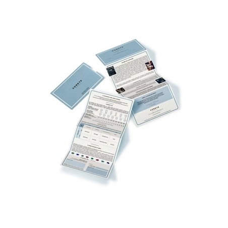 18kt white gold Comete necklace with aquamarine and diamonds