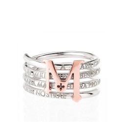Anello TUAM X in argento 925 ed oro rosa