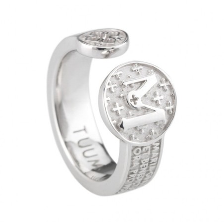 Tuum 925 sterling silver Infinitum Hail Mary ring