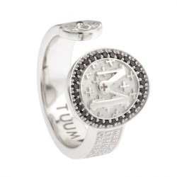 Tuum anello Infinitum Ave Maria argento 925