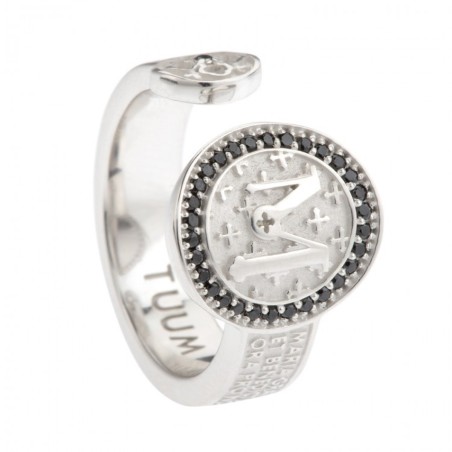 Tuum 925 sterling silver Infinitum Hail Mary ring