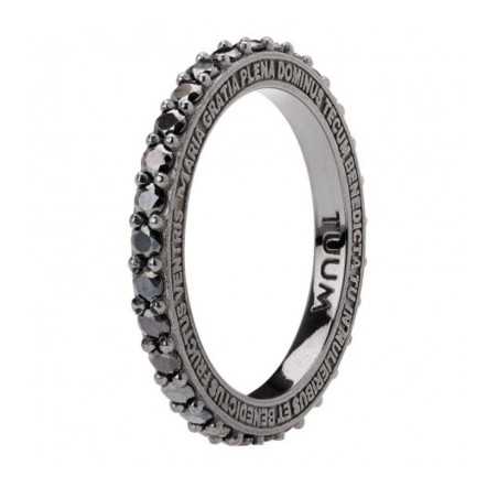 Tuam LUX 925 sterling silver Hail Mary ring