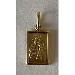 18 kt gold Madonna of Carmine medal - special