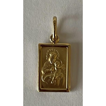 Medaglia Madonna del Carmine oro 18 kt - special
