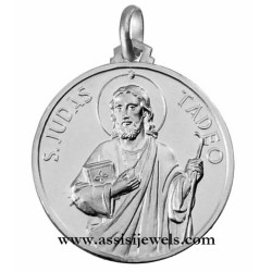 18 kt gold Saint Judas Thaddeus medal