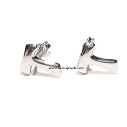 925 STERLING SILVER TAU EARRINGS