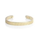 Bracciale bangle rigido collezione Classica croce Tau francescana in oro