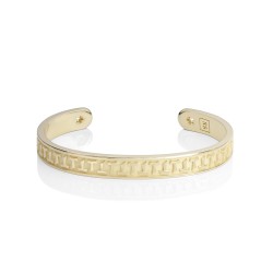 Bracciale bangle rigido collezione Classica croce Tau francescana in oro