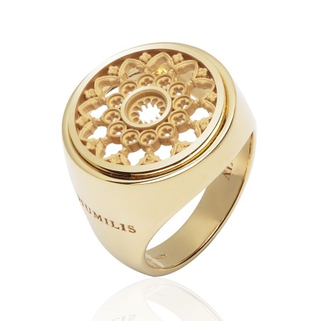 Anello Rosone duomo Firenze in argento