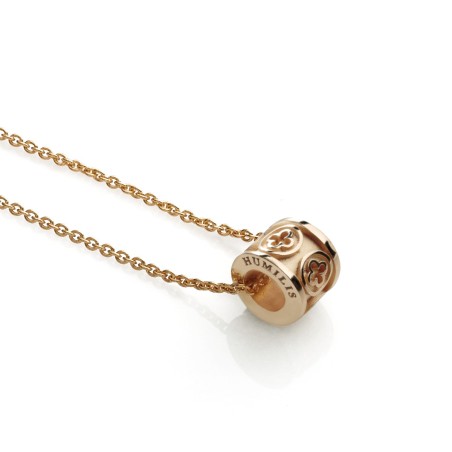 Sterling silver Iter Venice charm pendant with Palazzo Ducale's quadrilob flower