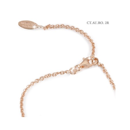 Gold thick rolò chain