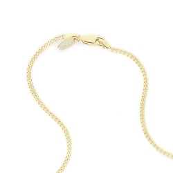 Gold flat grumetta chain
