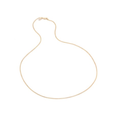 Gold flat grumetta chain