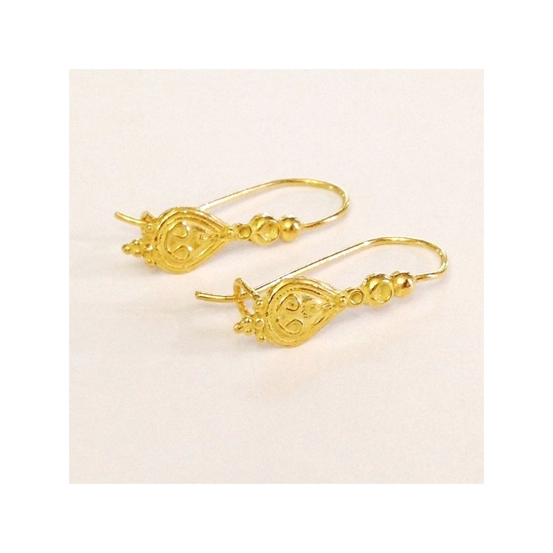 Fabula etrusca 18 kt gold earrings