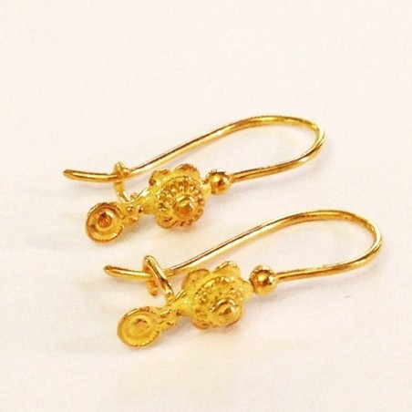 Fabula etrusca 18 kt gold earrings