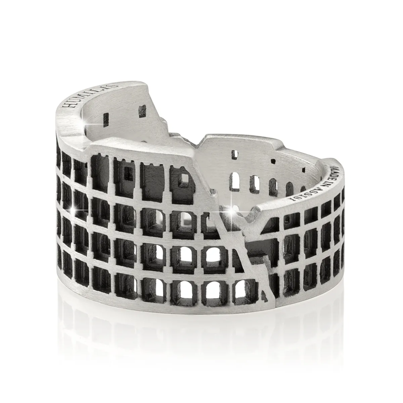 Anello Iter Roma Colosseo in argento