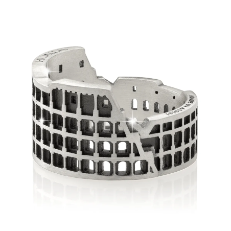 Anello Iter Roma Colosseo in argento