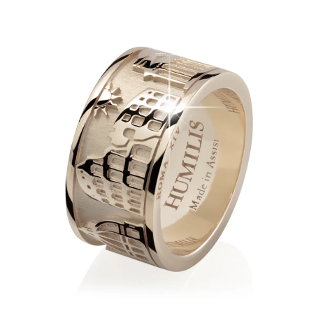 Anello Iter Roma monumenti in argento