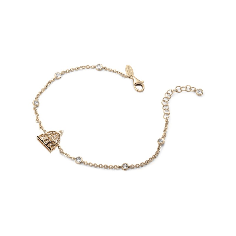 Bracciale Iter Roma cupola Basilica San Pietro in argento e zirconi