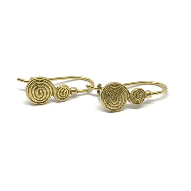 Fabula etrusca 18 kt gold earrings
