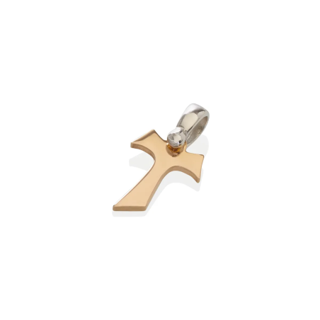 Gold Sign Tau cross