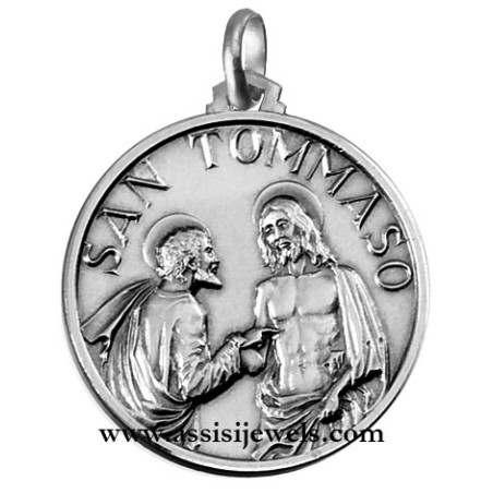 Medaglia di S. Tommaso  argento 925