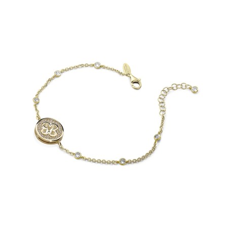 Sterling silver Iter Venice bracelet with Palazzo Ducale's quadrilob flower with zirconia