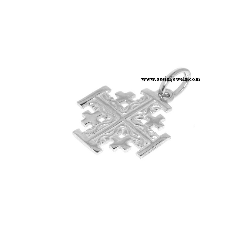 925 sterling silver Jerusalem  cross