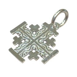 Croce di Gerusalemme  argento 925