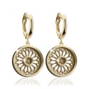 Orecchini Rosoni piccoli Assisi Basilica Santa Chiara in oro