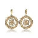 Gold Orvieto Dome rosewindow collection earrings