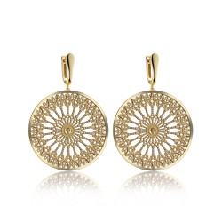 Gold Orvieto Dome rosewindow collection earrings