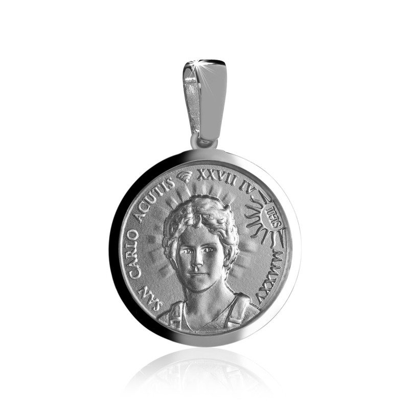 Medaglia San Carlo Acutis in argento