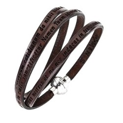 Amen bracelet - Our Father - latin