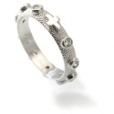 800 silver rosary ring
