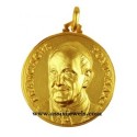 18 kt gold Pope Francis medal
