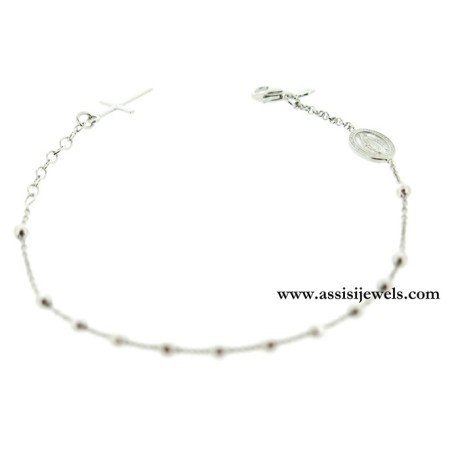 Bracciale rosario argento 925