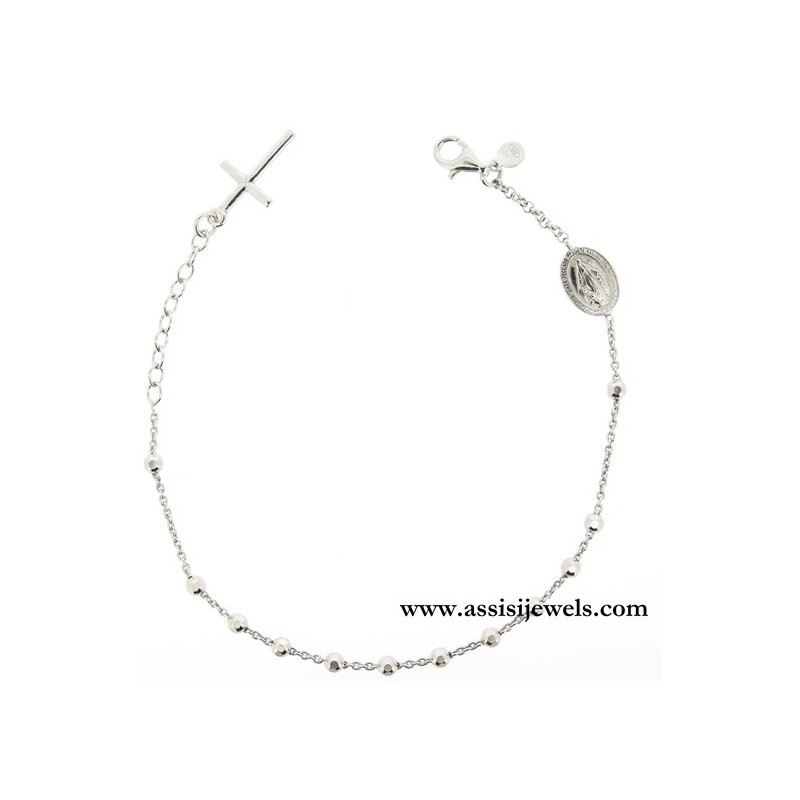 925 sterling silver rosary bracelet