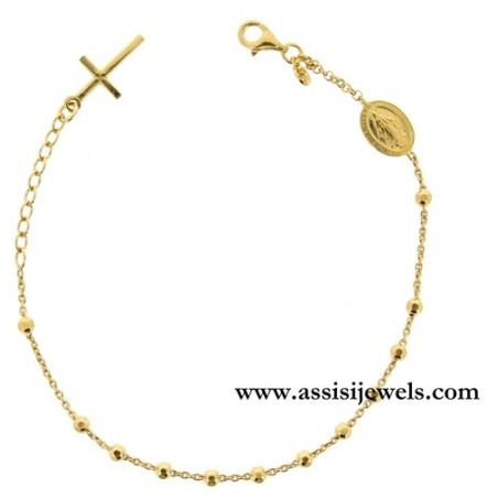 Bracciale rosario argento 925