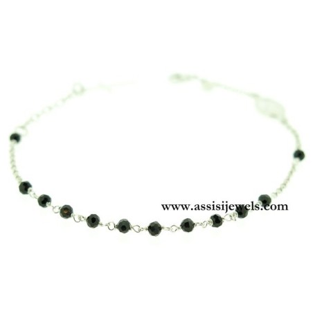 925 sterling silver rosary bracelet