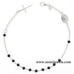 Bracciale rosario argento 925