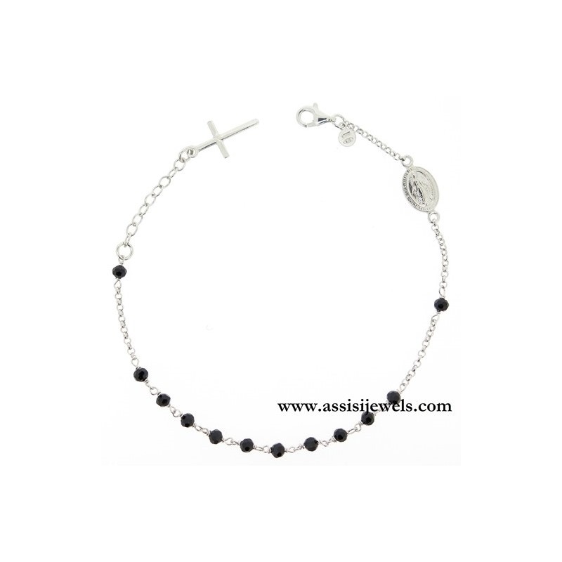 Bracciale rosario argento 925