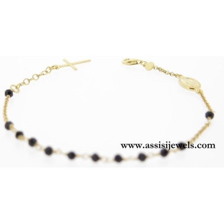Bracciale rosario argento 925
