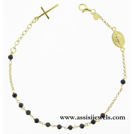 925 sterling silver rosary bracelet