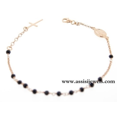 Bracciale rosario argento 925